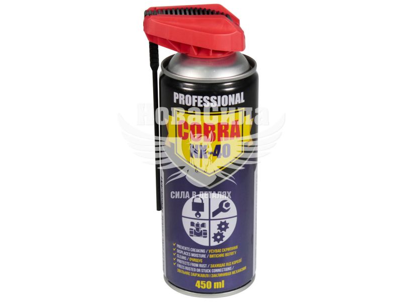 Змазка-спрей універс. NX-40 (Cobra) 450гр. (Professional) (NX45600)