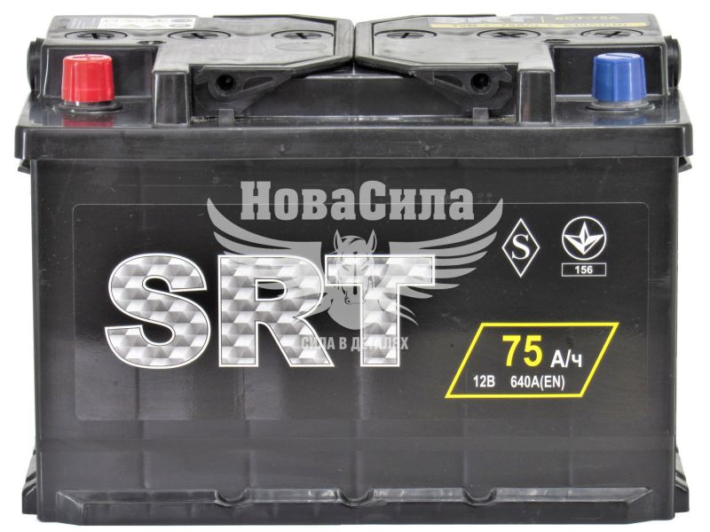 АКБ 75-А/Ч (SRT) (L+) 640A (276х175х190мм.) ()