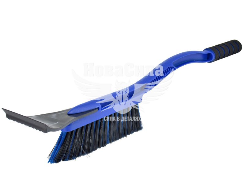 Щітка з скребком (Bi-Plast) 65см. з тверд. губк. на ручці (Alpejka) (BP-04)