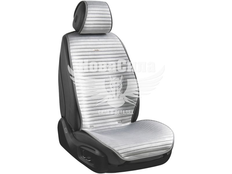 Накидки на сидіння (CarLife) преміум перед.+зад. Sport (к-т.-4шт.) сірі (SC10204)