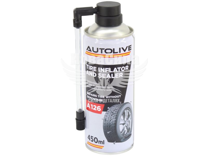 Герметик проколотих шин (Autolive) 450гр. (A126)
