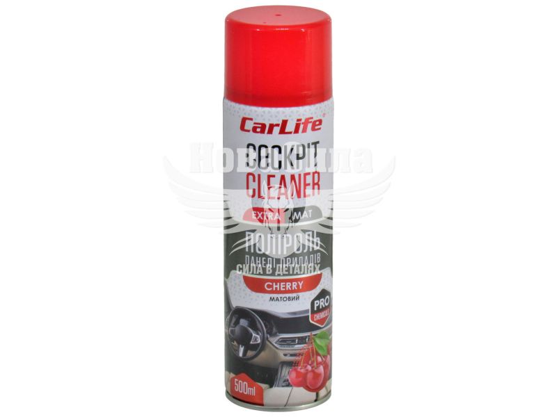 Поліроль пластика (CarLife) Cockpit Cleaner Extra Mat Cherry 500мл. (матовий) (CF529)