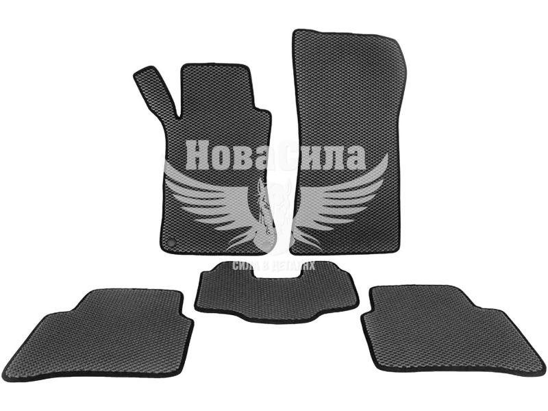 Автокилимки в салон MB B-Class (W203) з01-07р.в. (Digital Designs) (EVA) кт.-5шт. чорні (eva943964)