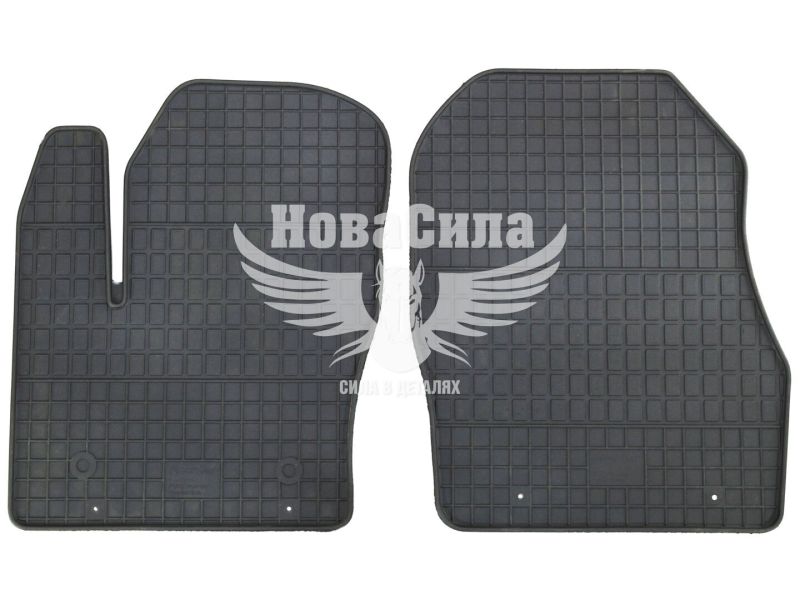 Автокилимки в салон F. Transit Connect з13р.в. (Polytep) (гумові) кт.-2шт.