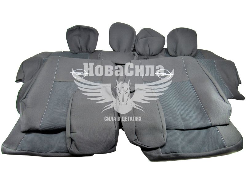 Чохли на сидіння (Авто Жакард) Opel Zafira з98-05р.в. сірі
