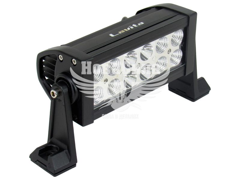 Фара світлодіодна LED 36W 2700Lm (Lavita) (252.2х86.5х78.4мм.) (LA 293627)
