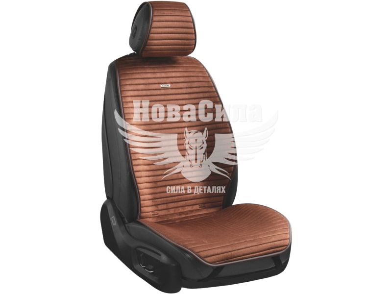 Накидки на сидіння (CarLife) преміум перед.+зад. Sport (к-т.-4шт.) кавові (SC10404)