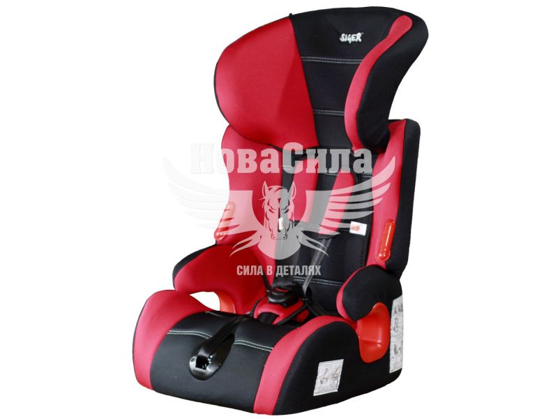 Автокрісло (Siger) КОСМО червоне (група 1, 2, 3) (0000000604)