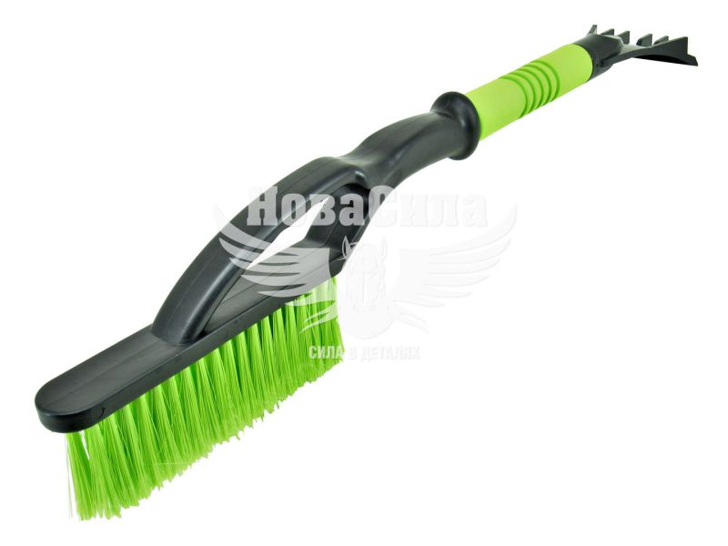 Щітка з скребком (Bi-Plast) 61см. з тверд. губк. на ручці (BP-61)
