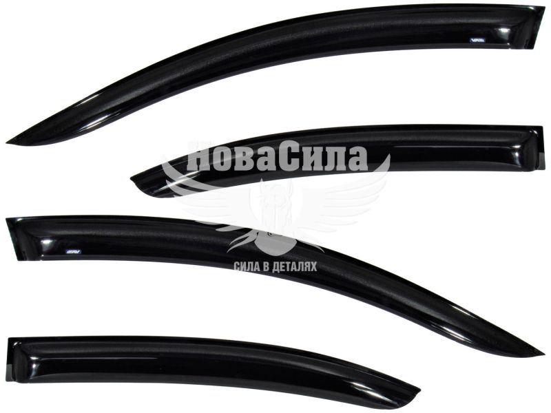 Вітровики Skoda Rapid клеючі з12р.в. (Voron Glass)