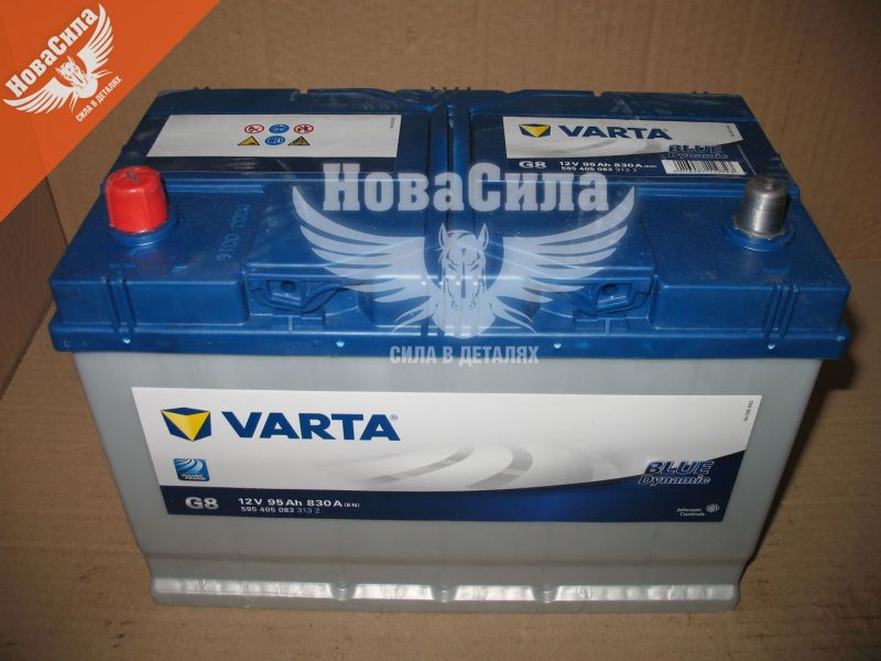 АКБ Азія 95-А/Ч (Varta) Blue Dynamic (L+) 830А (306х173х225мм.) (595405083)
