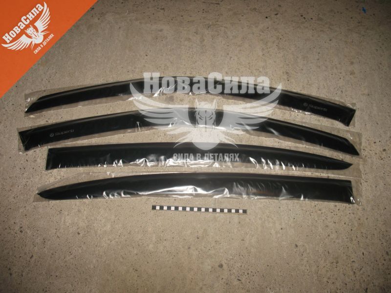 Вітровики Skoda Superb клеючі з01-08р.в. (Voron Glass)