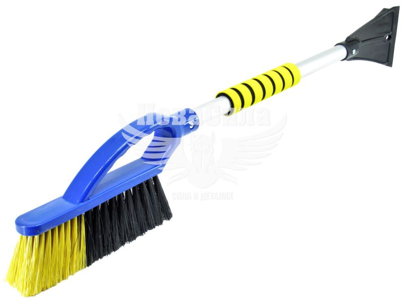 Щітка з скребком (Bi-Plast) 72см. алюм. трубк. з тверд. губк. на ручці (Penguin) (BP-09)