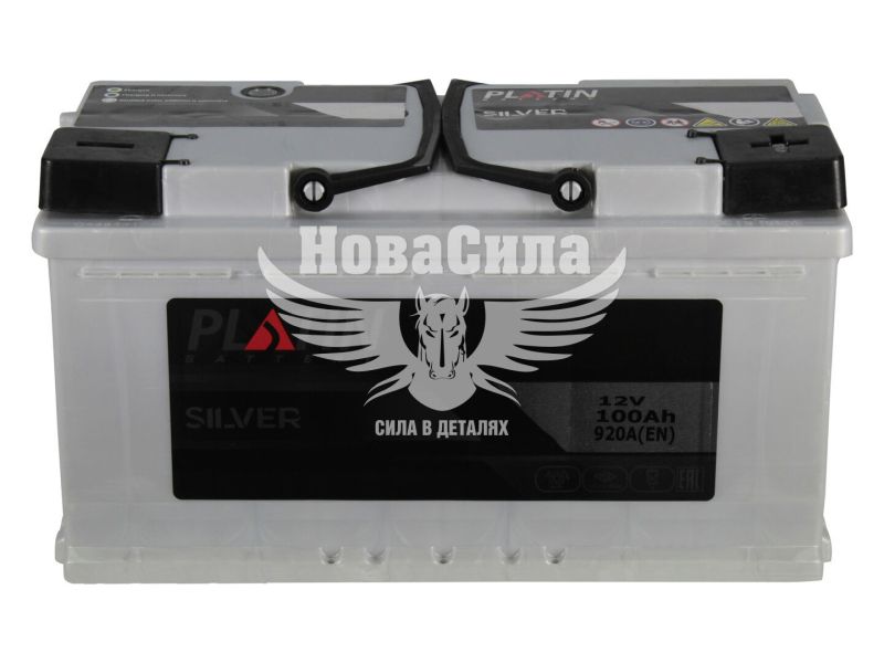 АКБ 100-А/Ч (Platin) Silver (R+) 920A обсл. з пробк. (353х175х190мм.)