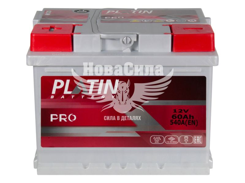 АКБ 60-А/Ч (Platin) PRO (L+) 540A обсл. з пробк. (242х175х190мм.)