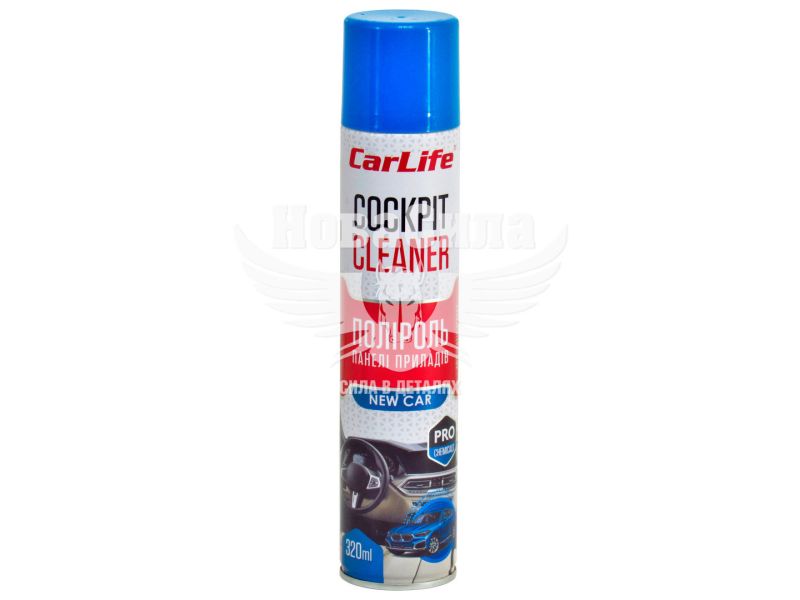 Поліроль пластика (CarLife) Cockpit Cleaner New Car 320мл. (CF325)