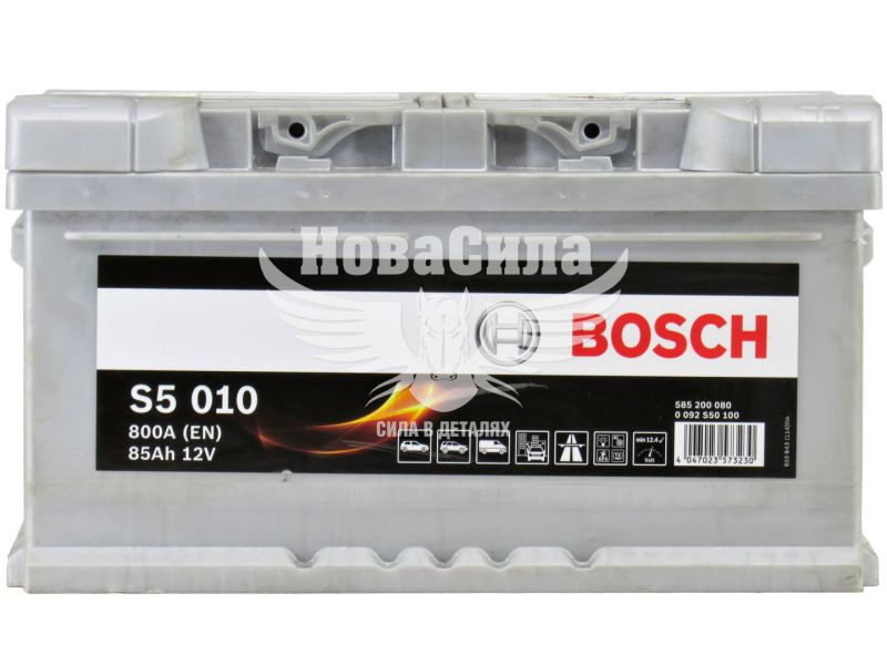 АКБ 85-А/Ч (Bosch) S-5 (R+) 800A (315х175х175мм.) (0092S50100)