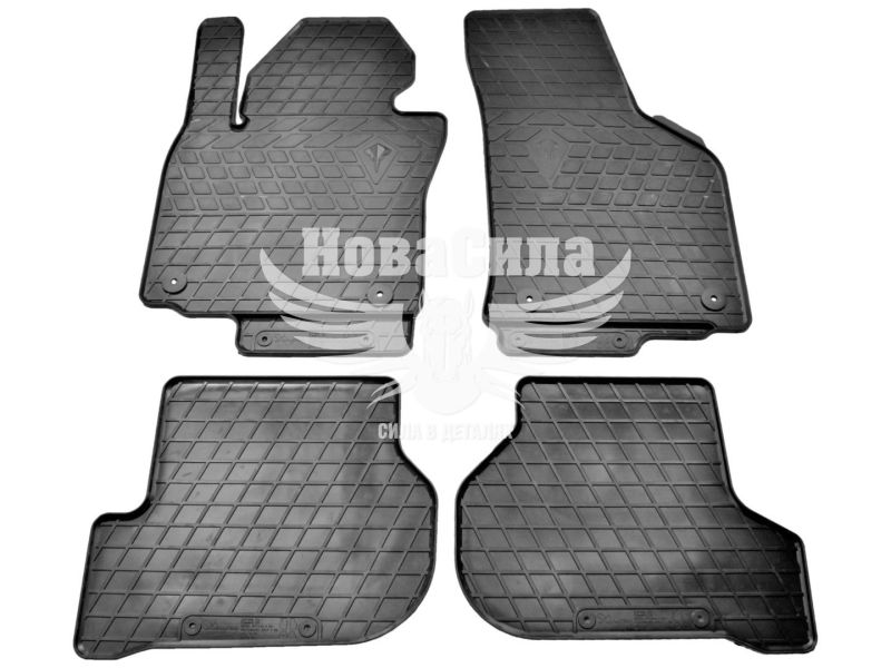 Автокилимки в салон Skoda Octavia А5 II з04-13р.в. (Stingray) (гумові) кт.-4шт. (VW Golf V, VI з03-12р.в.) (1020144)