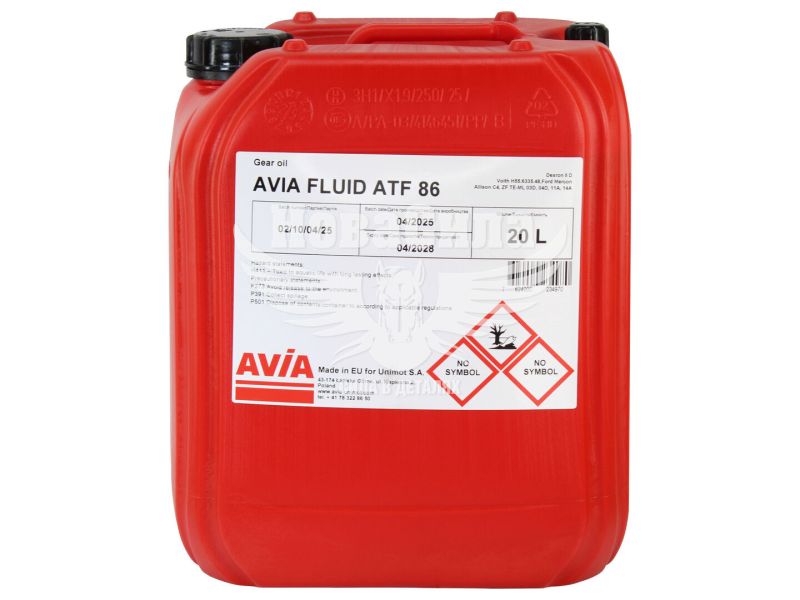 Трансмісійна олива ATF (AVIA) Dextron II D 20л. (FLUID ATF 86)