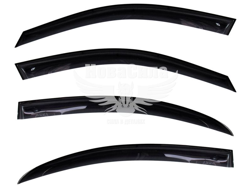 Ветровики BMW 5 (E60) з04г.в. клеящие (Cobra) (B21302)