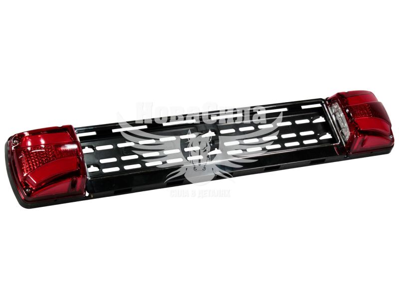 Рамка номерного знаку прицепа (Турція) з LED підсвіткою (201001LB)