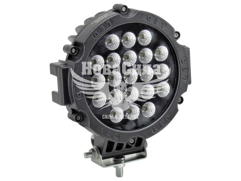 Фара світлодіодна LED 63W 6000К (OFF ROAD) (175х170х65мм.) (BOL2103F)