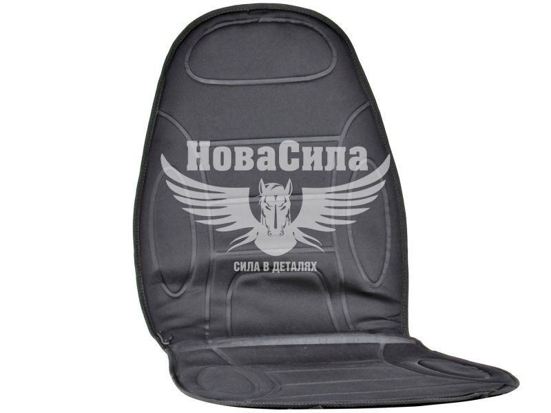 Чохол на сидіння (Lavita) Унів. накидка з підігрівом 12V чорний з підголовником (LA 140402BK)