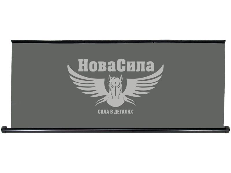 Шторка сонцезахисна на ролеті 110х57см. (CarLife) чорн. (SS110)