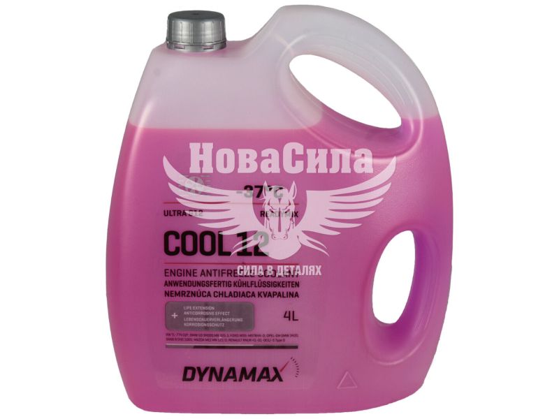 Тосол антифриз червоний -37 (Dynamax) G-12 4л. (502577)