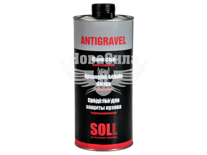 Протектор засіб для захисту кузова (SOLL) Antigravel чорний 2кг. (S700307)