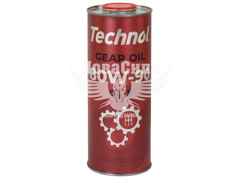 Трансмісійна олива 80W-90 (Technol) GEAR OIL GL-5 1л. (TL90656)