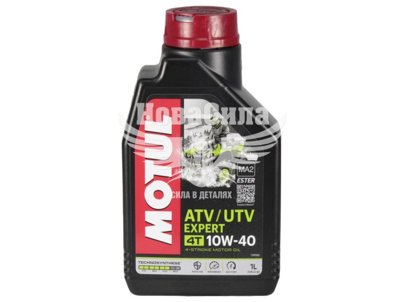 Моторное масло 4-Т 10W-40 (Motul) ATV UTV Expert 1л. (851601)