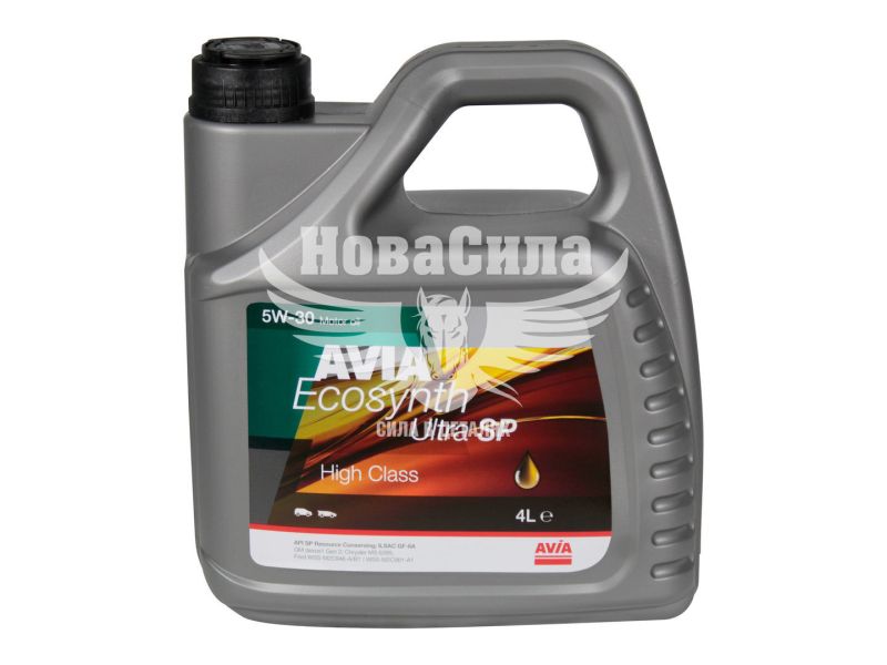 Моторна олива бензин, дизель 5W-30 (AVIA) ECOSYNTH Ultra SP 4л.