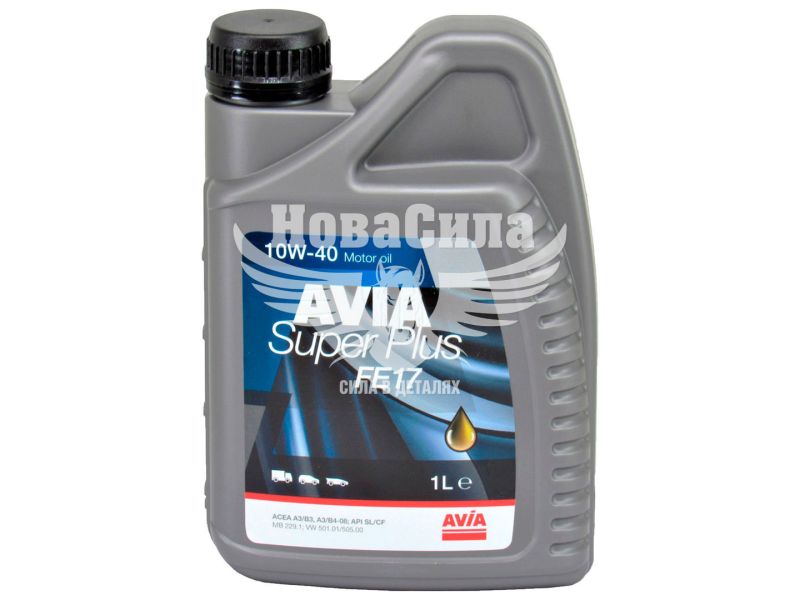 Моторна олива бензин, дизель 10W-40 (AVIA) SUPER PLUS FE17 1л.