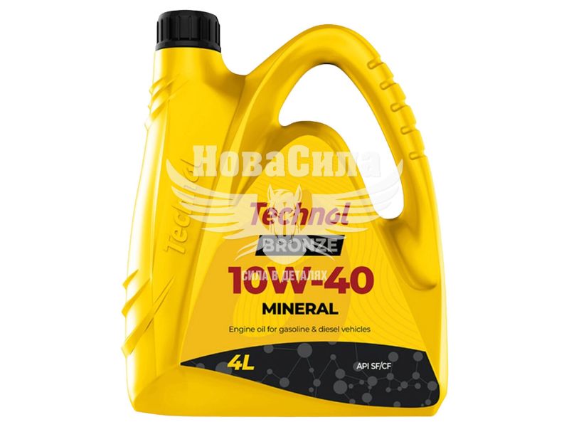 Моторна олива бензин, дизель 10W-40 (Technol) Bronze 4л. (TL90120)