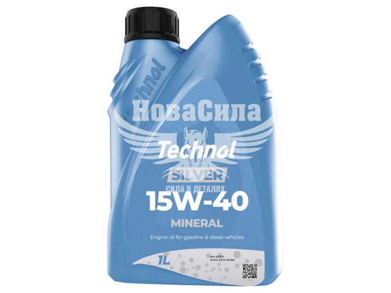 Моторна олива бензин, дизель 15W-40 (Technol) Silver 1л. (TL90168)