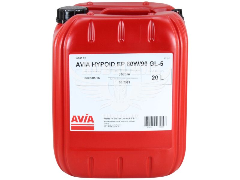 Трансмісійна олива 80W-90 (AVIA) Hypoid 80EP GL-5 20л. ()