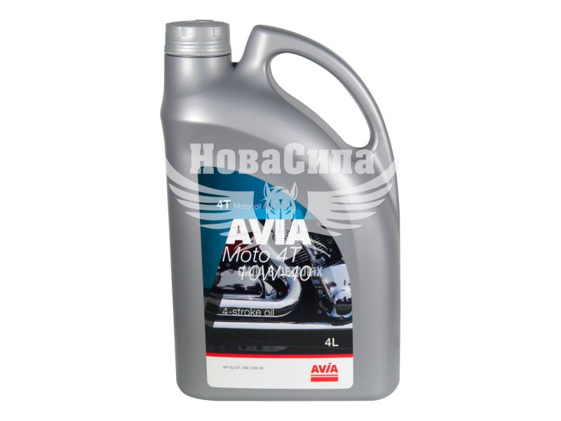 Моторна олива 4-Т 10W-40 (Avia) 4-stroke oil 4л. (PL)