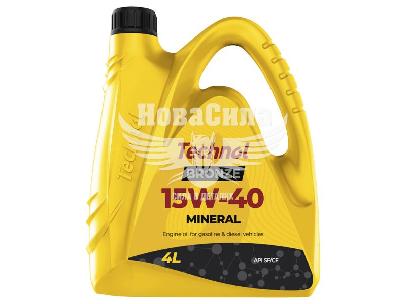 Моторное масло бензин, дизель 15W-40 (Technol) Bronze 4л. (TL91318)