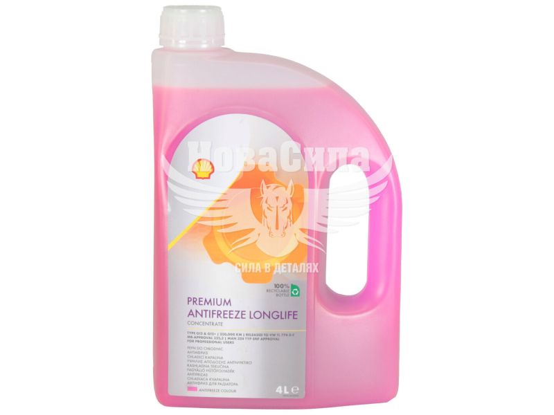 Тосол антифриз червоний -38 (Shell) G-12/G-12+ 4л.