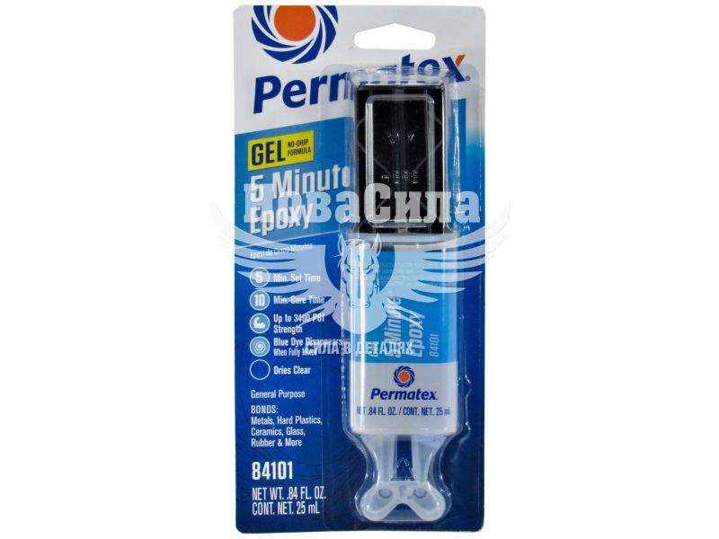 Холодна зварка (Permatex) 25мл. (5 MINUTE GEL EPOXY) (84101)