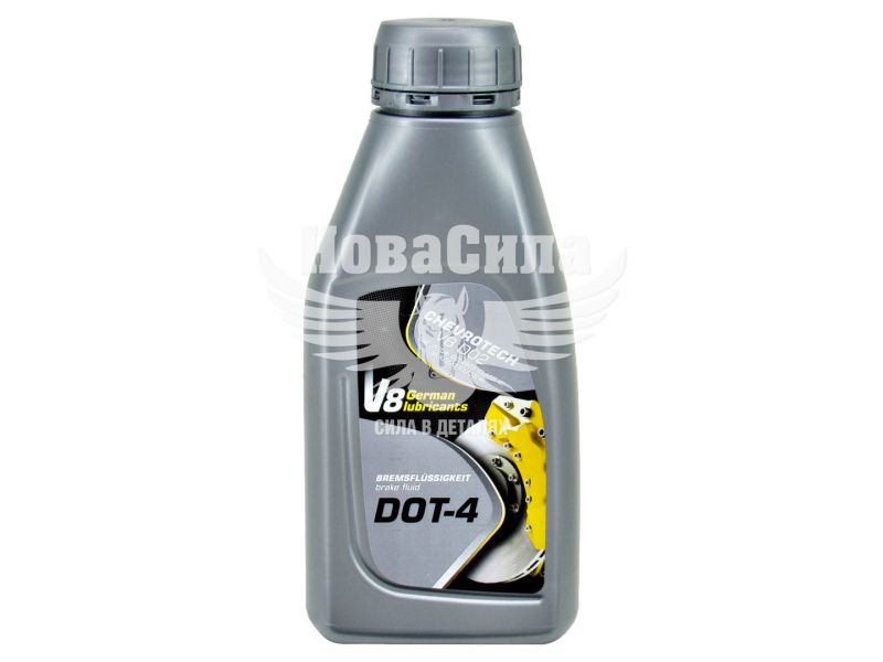 Тормозная жидкость (V8) DOT-4 0.4л.