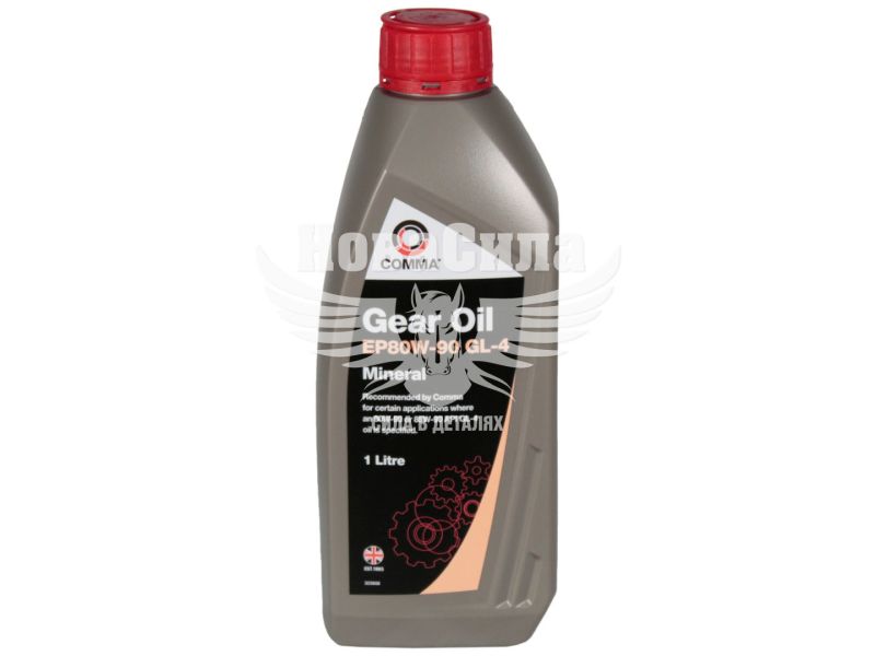 Трансмісійна олива 80W-90 (Comma) GEAR OIL GL-4 1л. (GO41L)