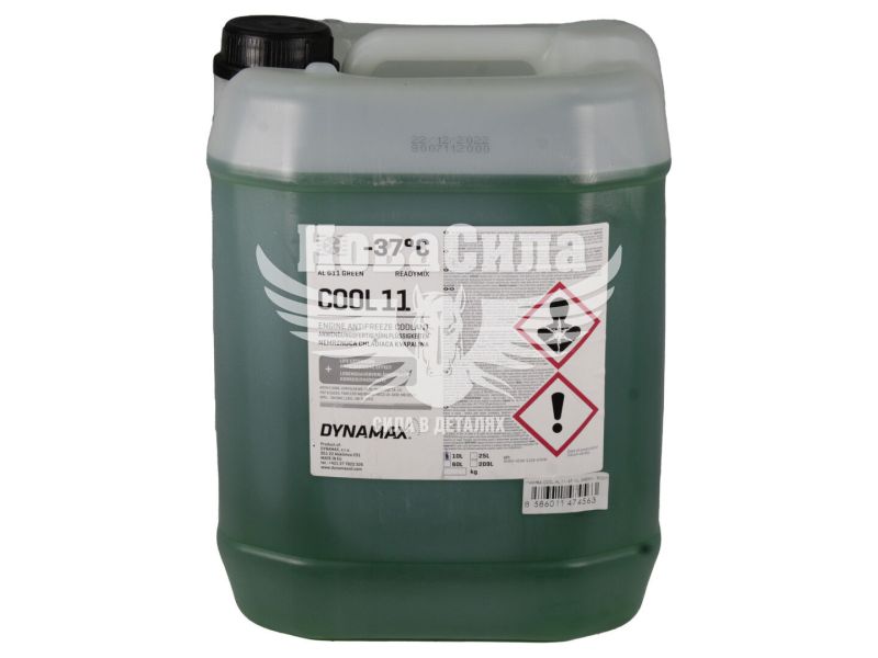 Тосол антифриз зелений -37 (Dynamax) G-11 10л. (503277)