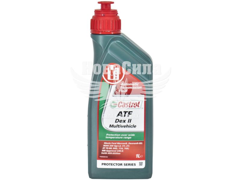 Трансмісійна олива ATF (Castrol) Dex II Multivehicle 1л. (RB-ATFD2M-12X1L)