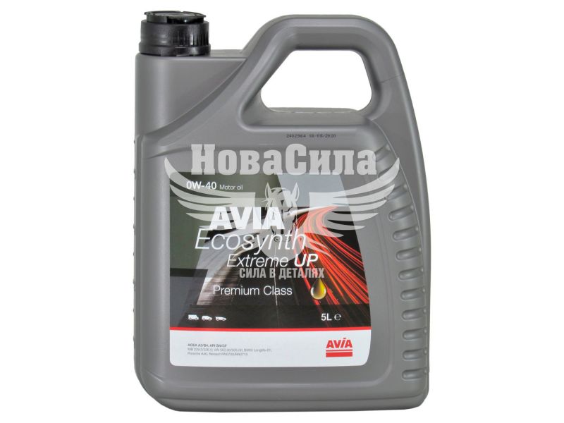 Моторна олива бензин, дизель 0W-40 (AVIA) Extreme UP 5л.