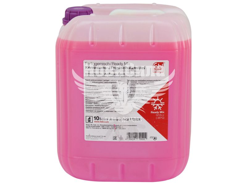 Тосол антифриз фіолетовий -35 (Febi) Ready mix G12 Plus Plus 10л. (172020)