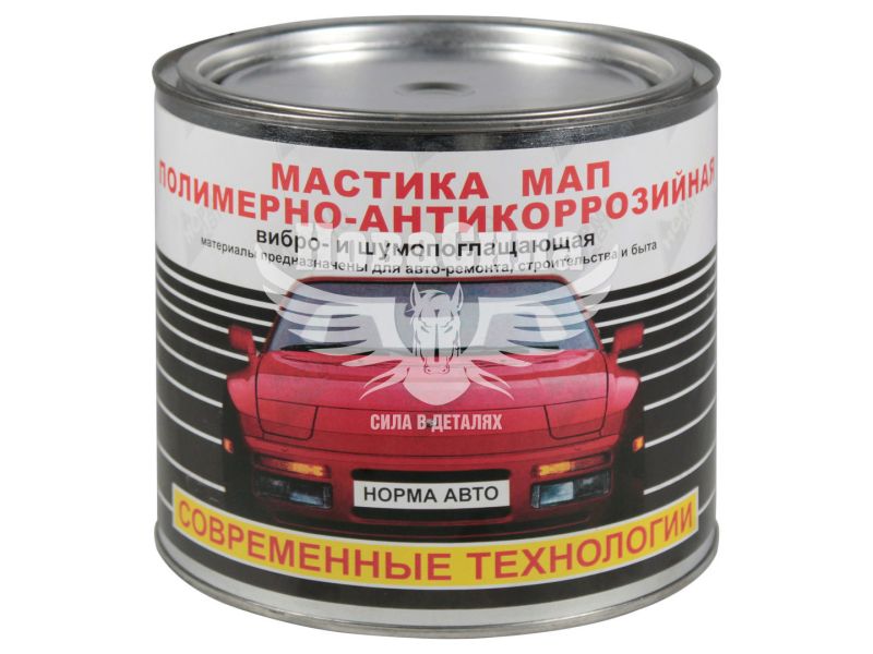Полімерно-антикорозійна бітумна мастика (Норма Авто) МАП 2кг.