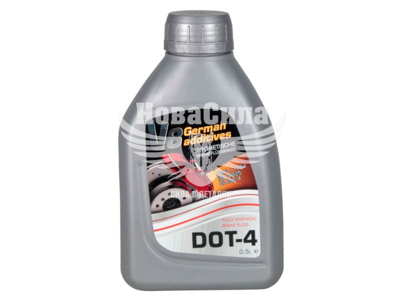 Тормозная жидкость (V8) DOT-4 0.5л.