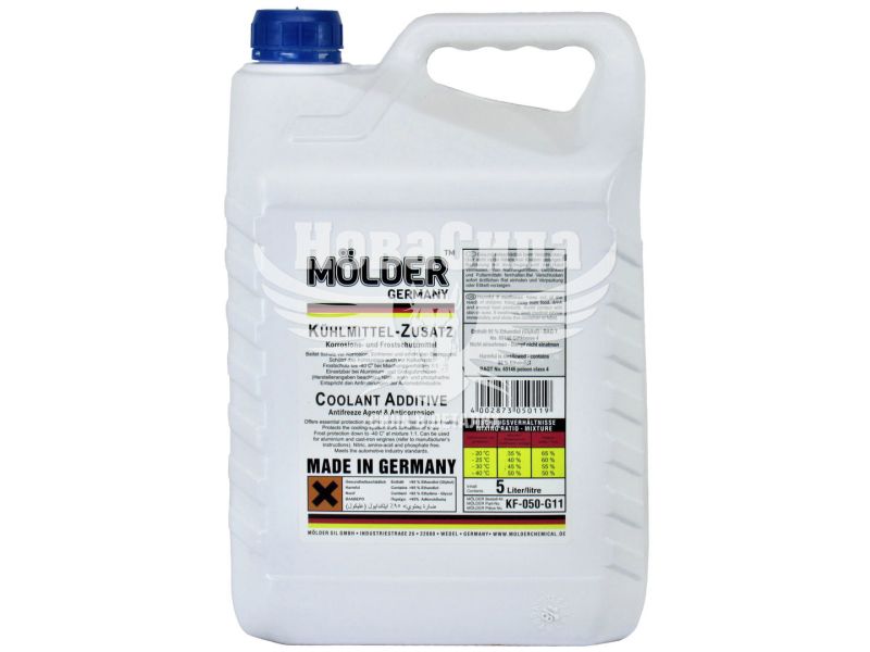 Тосол концентрат синій -80 (Molder) G-11 5л. (UKF-050-G11)